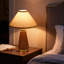 Ensemble de 2 lampes de table 18,11 pouces avec base en similicuir brun-865515905-865515935