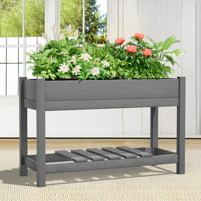 High-Density Polyethylene Elevated Planter