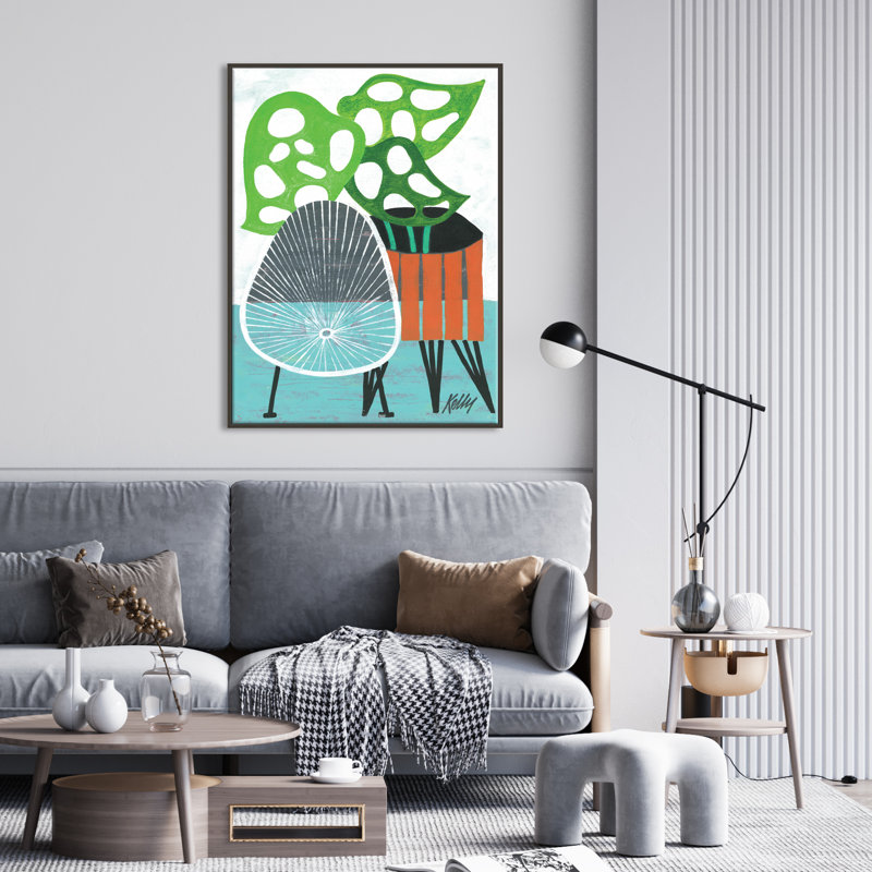 Acapulco by Kelly - Art Prints, 51" H x 41" W, Brown Framed