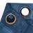 4Pcs Velvet Solid Color Metal Grommets Room Darkening Curtain Panels (Set of 4)-477720482-477720403