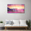 Nature Sun Mountain Meadow 1 Piece Wall Art on Glass