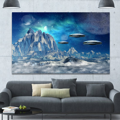 " Blue Alien Planet "