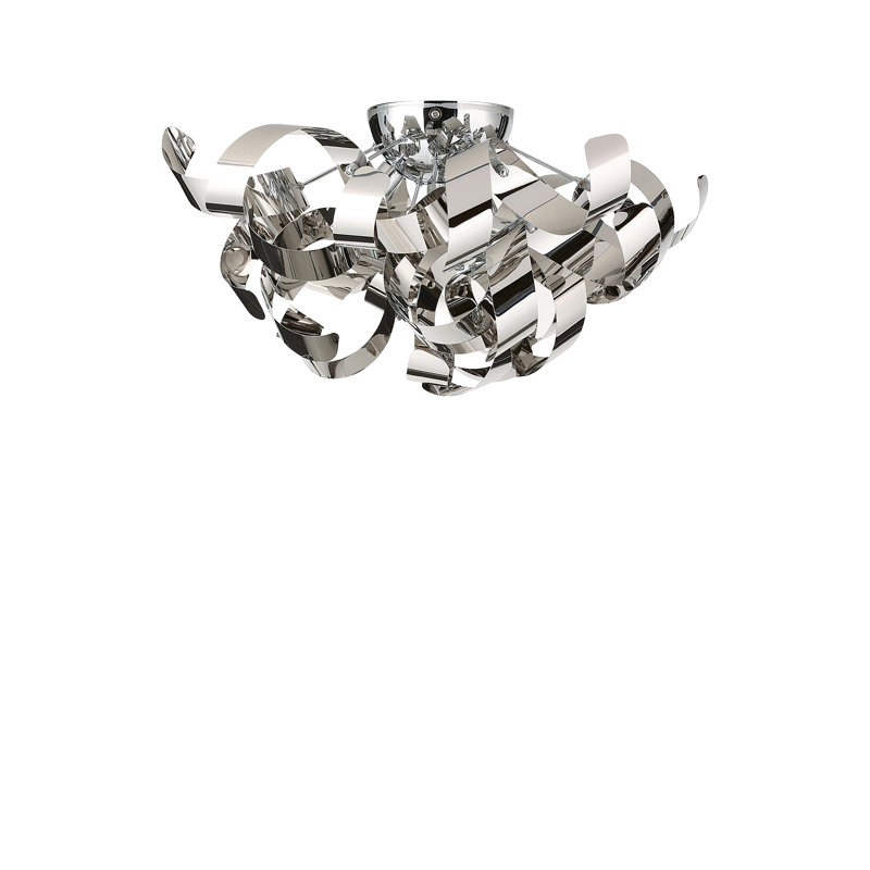 Mcelroy Flush Mount, Polished Chrome, 4
