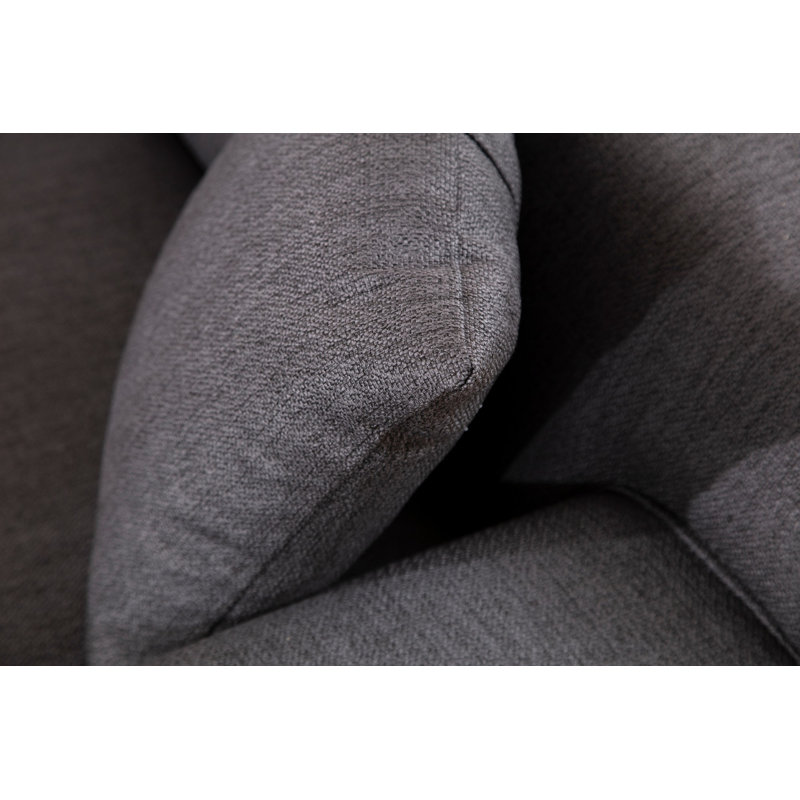 Tice Upholstered Sofa, Anthracite, 33.9'' H X 64.2'' W X 27.2'' D