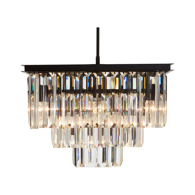Berman - Light Black Crystal Pendant