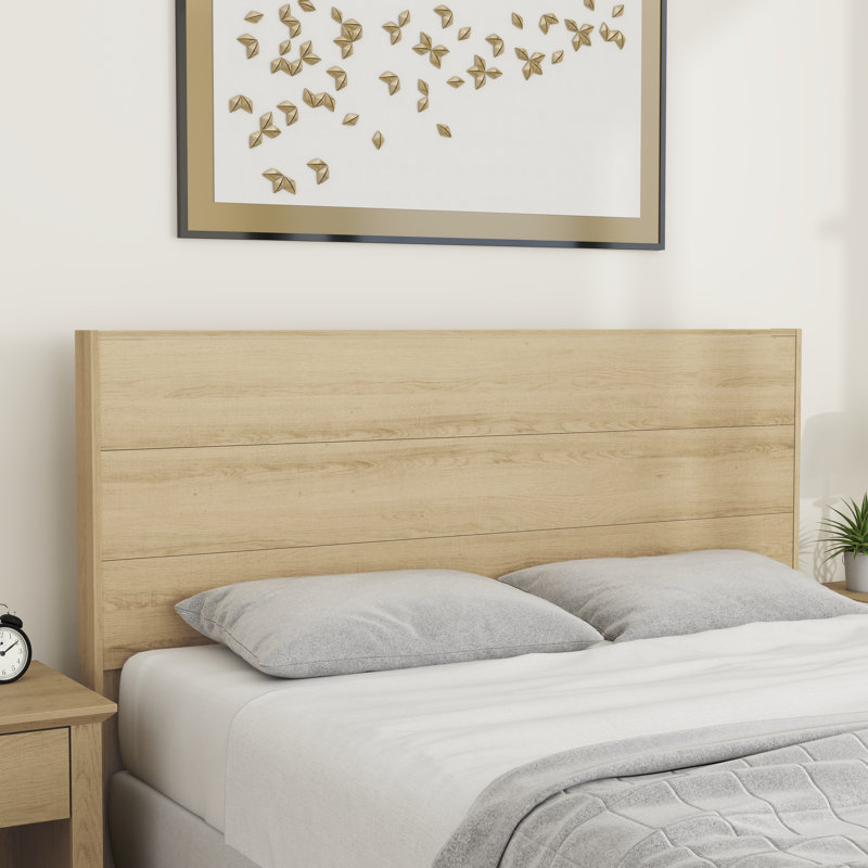 Allyannah Transitional Full Queen Headboard, Natural