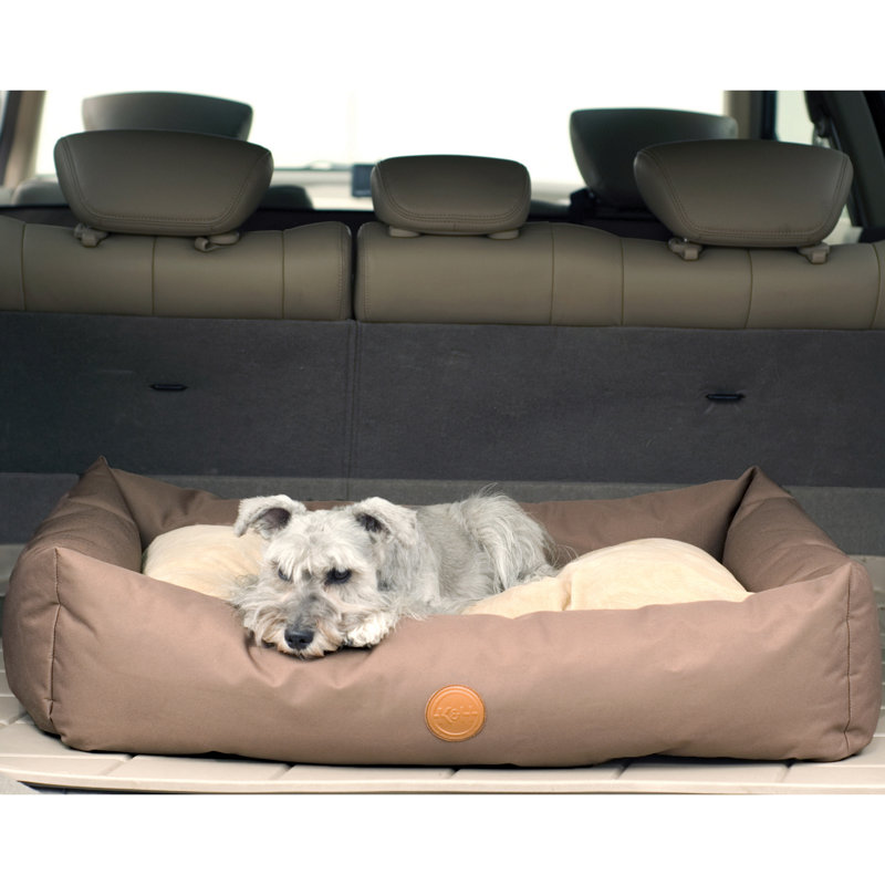 Lits de voyage pour chien, Petit (l 36 po x P 24 po x H 7 po), Brun clair