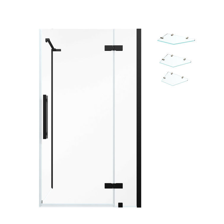 Endless Tampa 42.83" W x 32.2" D x 72.01" H Frameless Rectangle Shower Kit