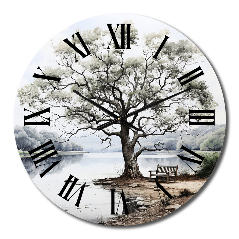 Horloge murale arbre - Tranquil Shades II, Petit