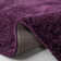 Jiang Solid Color Machine Made Power Loom Polypropylene Area Rug in Purple