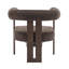 Chaise d'appoint moderne rembourrée avec accoudoirs ronds-1066427622