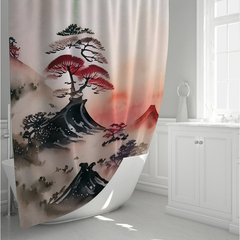 Rideau de douche Brinnon, H 72 po x l 70 po