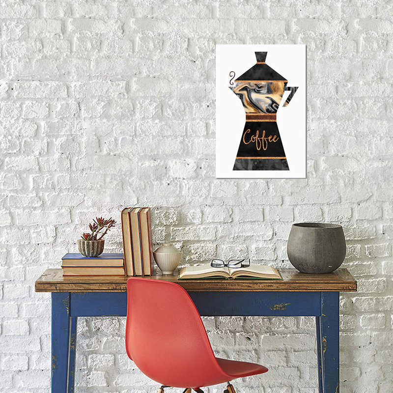 Coffee by Elisabeth Fredriksson - Print on Canvas, No Frame, 66.04 cm H x 45.72 cm W x 1.91 cm D