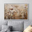 «Neutral Toned Dried Wildflowers Field», reproduction d'art sur toile encadrée-405333720-405333721