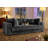 Alcantara 89.5" Square Arm Sofa-351705177