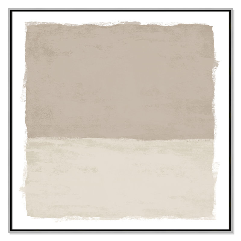 «Silent Sands I» par Natalie Carpentieri, H 41,5 po x l 41,5 po, Argent argent