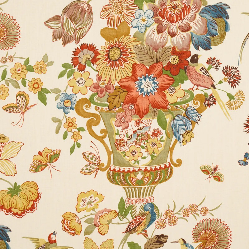 Tissu bouquet Lansdale, Printemps