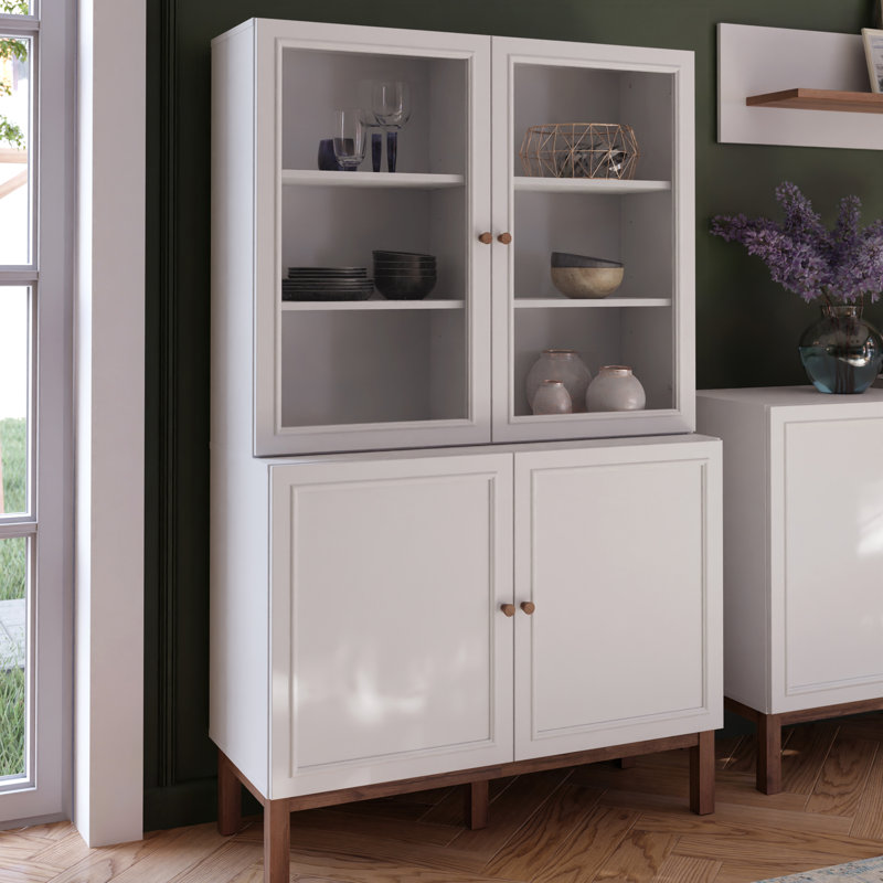 Silvino Dining Hutch Welsh Dresser, Without