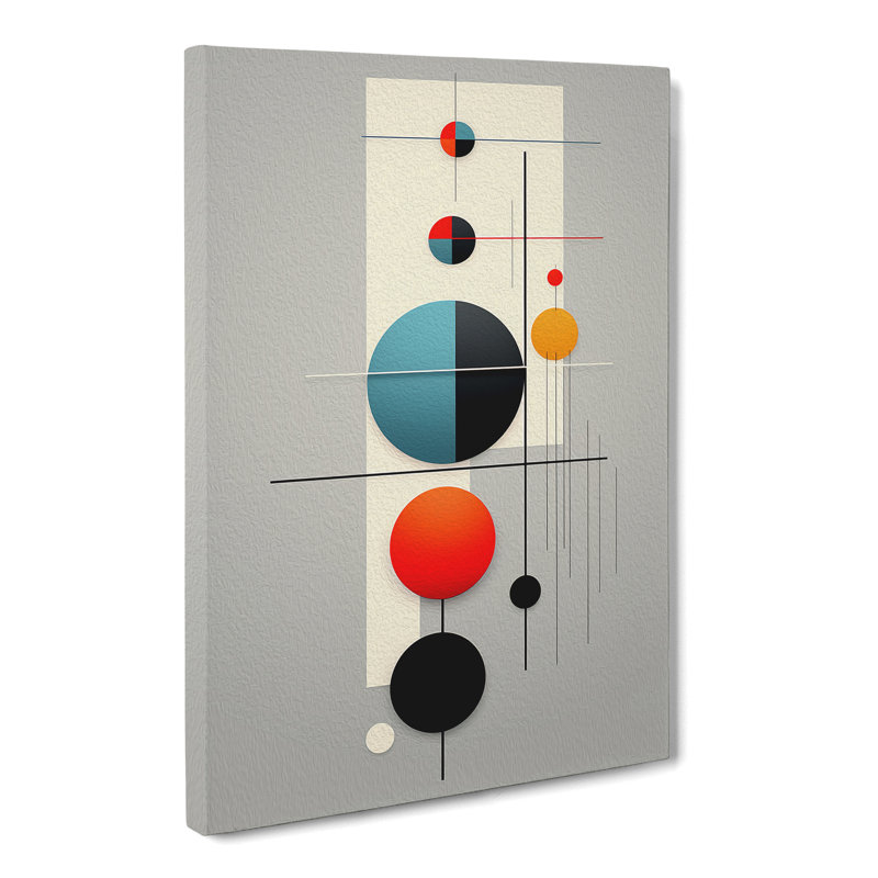 Bauhaus Minimalism No.2 - Wrapped Canvas, 60cm H x 40cm W x 3cm D