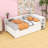 Wood Daybed with Pull-Out Trundle and Desk and Storage-730644263-730644261