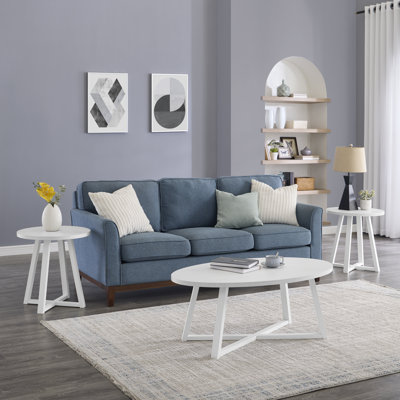 Marvis Savner 3-piece Wood Oval Coffee Table Set by 17 Stories