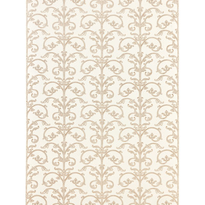 The MET x The House of Scalamandre Saxony Scroll Wallcovering