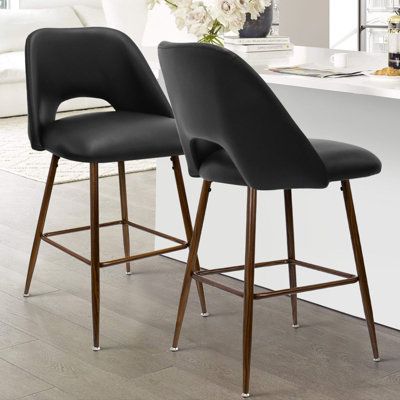 Berneta 26" Upholstered Counter Stools