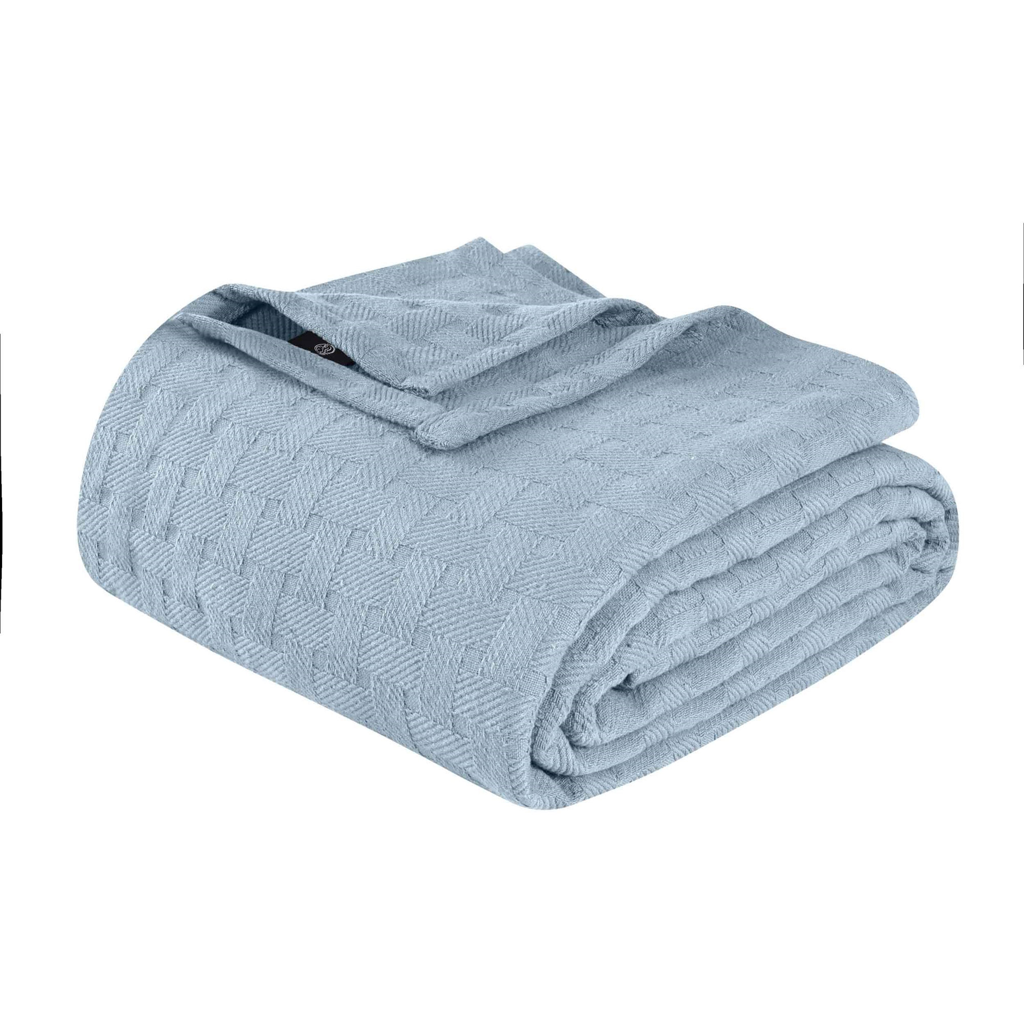 Basket Weave Blanket - 100% Cotton Thermal Blanket