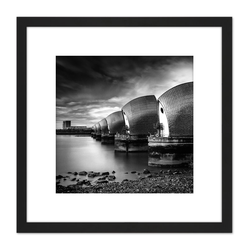 Warby Thames Barrier Shot Long Exposure by William Warby - Single Picture Frame Print