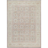 Ziegler Hand-Knotted High-Quality Aubergine and Light Blue Area Rug
