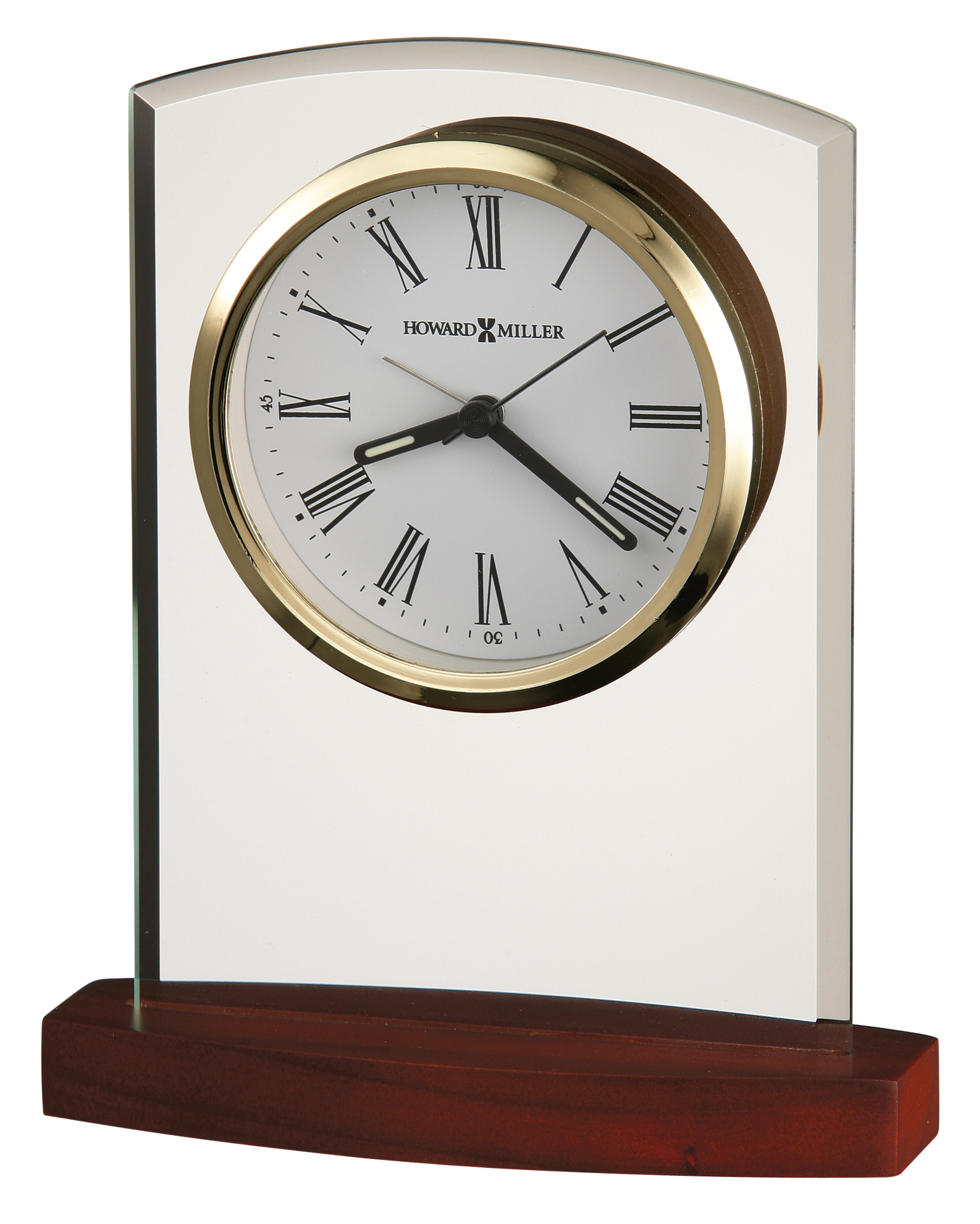 Howard Miller Nautical Analog Metal Quartz Tabletop Clock with