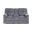 Causeuse confortable avec rembourrage de chaise longue, rangement intégré et fonction d'inclinaison pour une détente ultime