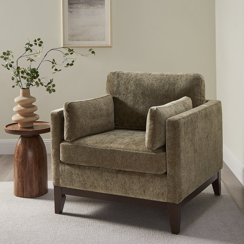 Chaise avec accoudoirs Chios, Vert