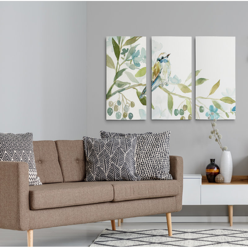 Une image multi-pièces sur toile «Début du printemps I» de qualité supérieure, H 24 po x l 36 po x P 1,5 po