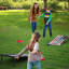 Ensemble de jeu de cornhole à DEL, ensemble de jeux de planches de cornhole de taille réglementaire 4 pi x 2 pi / 3 pi x 2 pi, jeu d'extérieur corn holes, jeu de corn hole avec 2 planches, 8 sacs de haricots-115802088
