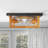Immingam 4-Light Gold Finish Dimmable Flush Mount Light