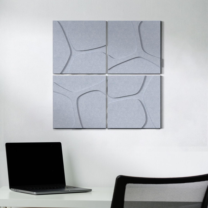 Motif de fractures murales 3D, Beige
