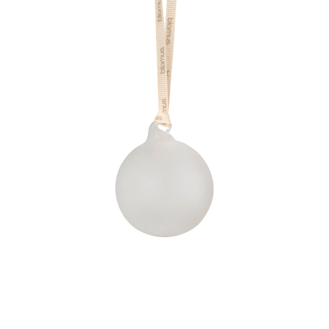 JUHLA Matte Glass Ornament, Cream