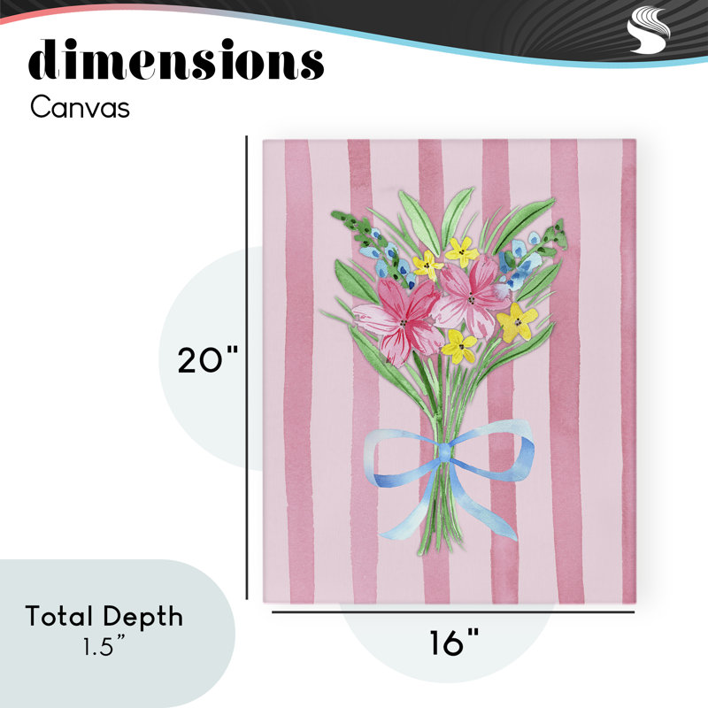 «Spring Bouquet & Bow Stripes», conception par Nina Jacobs