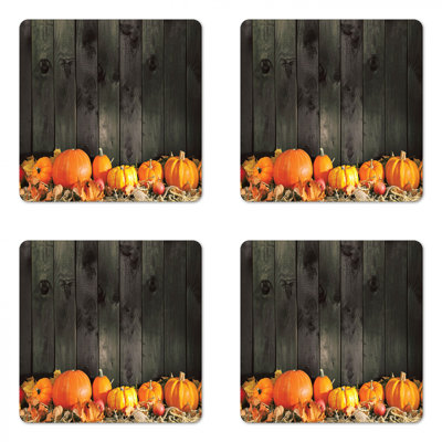 Square 4 Piece Coaster Set