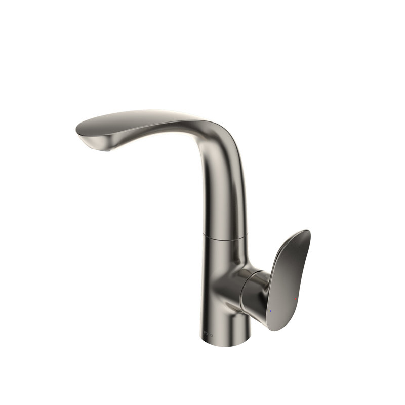 TOTO® GO 1.2 GPM Single Side-Handle Bathroom Sink Faucet with COMFORT GLIDE Technology and Drain Assembly, Polished Nickel