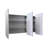 Three Door Steel Frame Square Shape Medicine Cabinet-90628781