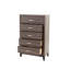Commode en bois massif avec rangement 1 chambre 5 pièces