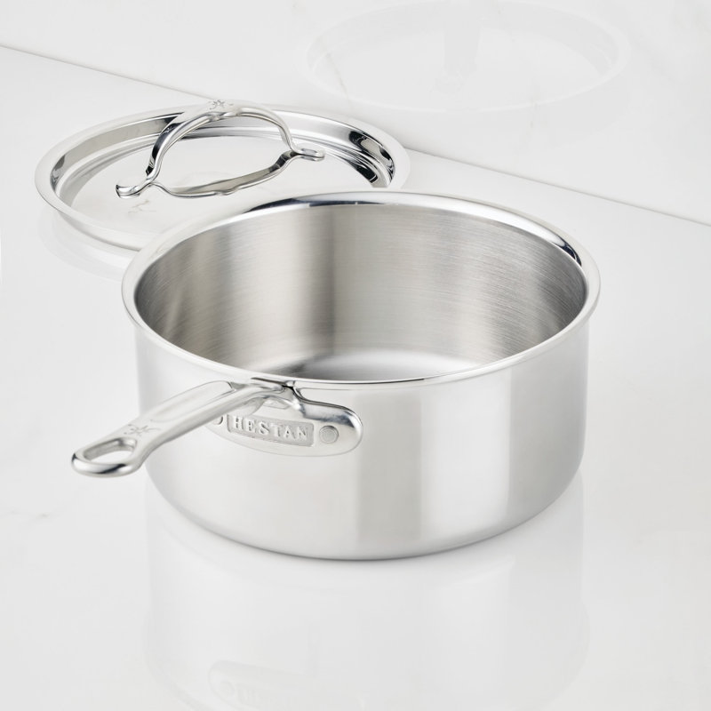Probond® Luxe 2-quart Professional Clad Stainless Steel Saucepan With Lid, 3 quarts