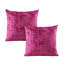 Housse de coussin réversible en velours texturé Euro-110761346