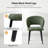 Angel 22''W Modern Ergonomic Dinning Chair With Metal Legs-1815996775
