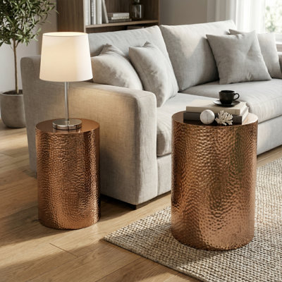 2-Piece Living Room End Side Accent Table
