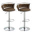 Tabouret de bar pivotant avec dossier Ginko-879315297-882844519