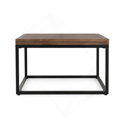 Chantel 30" Square Coffee Table Almond