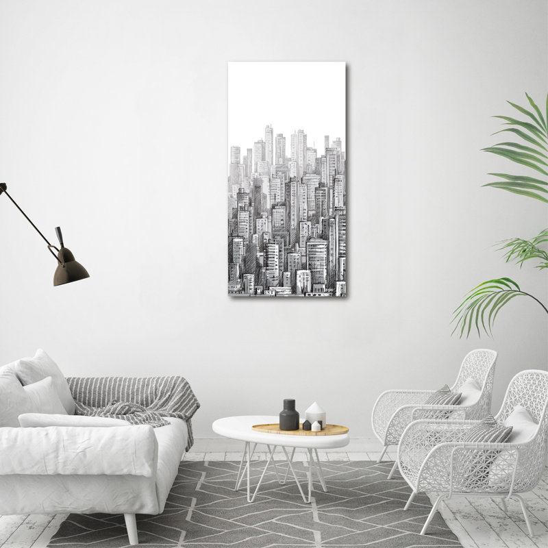 Skyscrapers - Wrapped Canvas Print